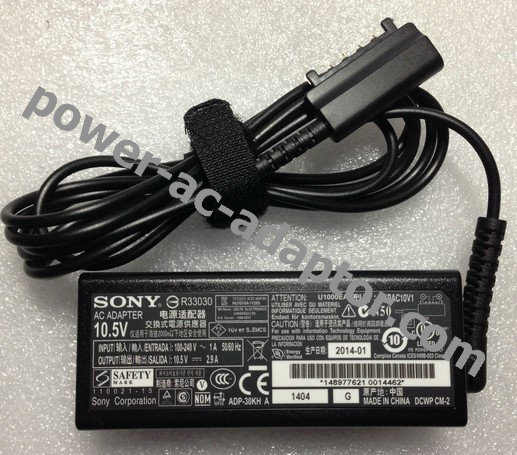 30W Sony 10.5V 2.9A SGPT113TR/S AC Adapter Power 4 Pin - Click Image to Close